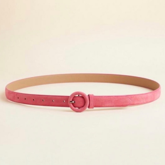 π Pink Black Faux Suede Jean Belt Pack of 2 NWT Torrid New! - Picture 3 of 8